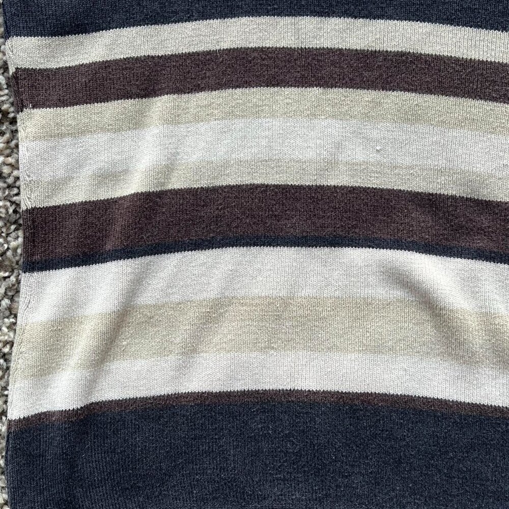 Valerie Stevens Black White Sweater Womens LP 100% Silk Preppy Feminine Elegant - Picture 7 of 7